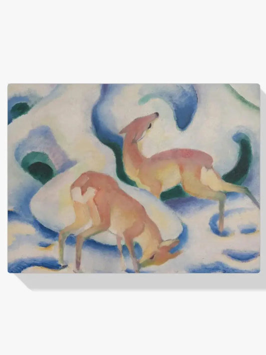Diamond Painting - Jelenie w śniegu