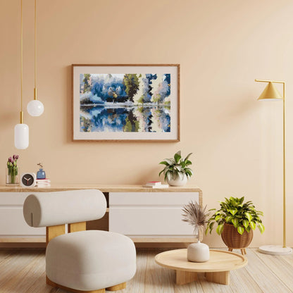 Diamond Painting - Jelenie w lesie - SEOS®