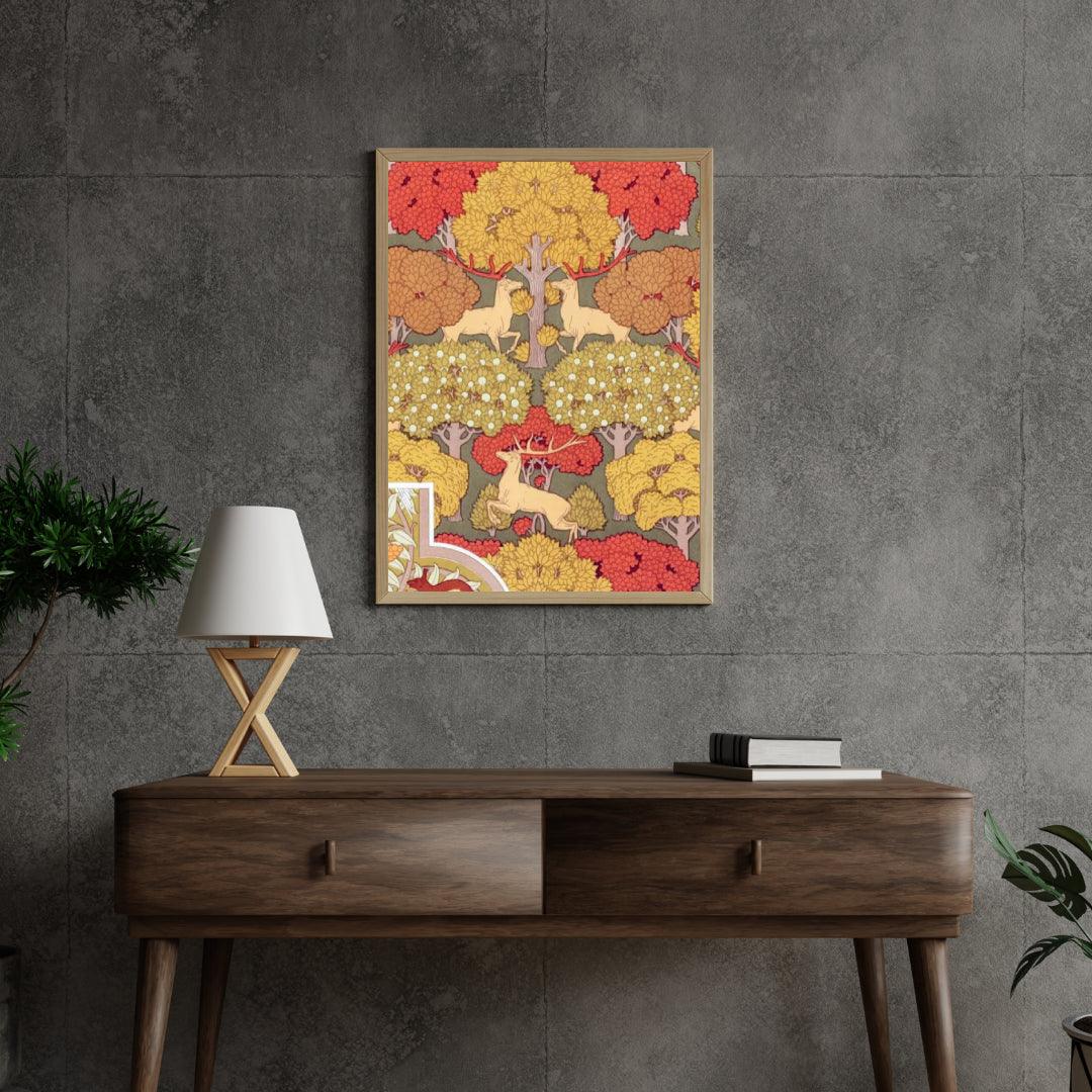 Diamond Painting - Damy w lesie obraz na płótnie