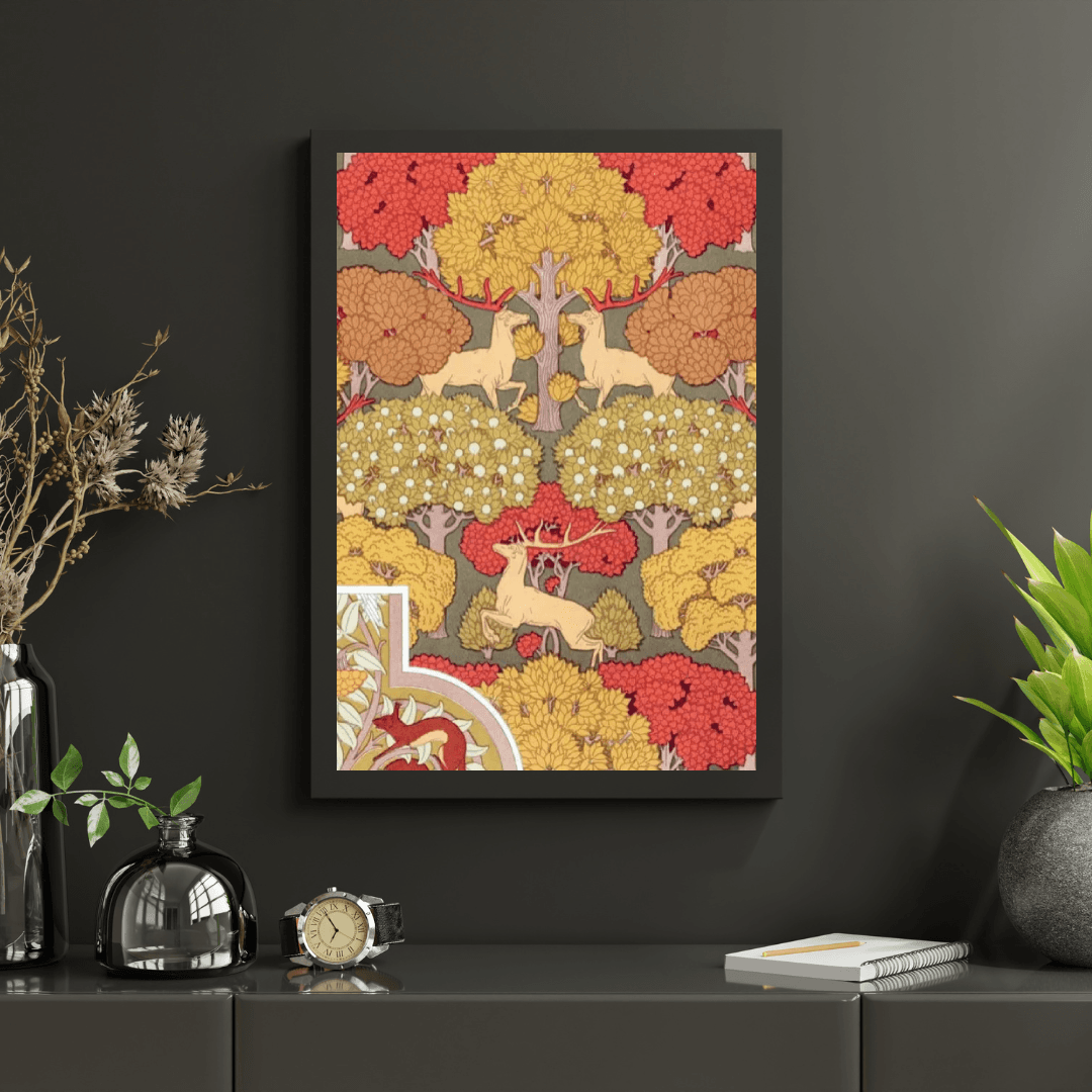 Diamond Painting - Damy w lesie obraz na płótnie