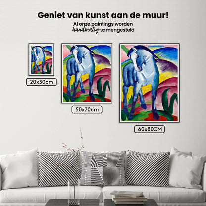 Diamond Painting - Niebieski koń I Obraz Franza Marca