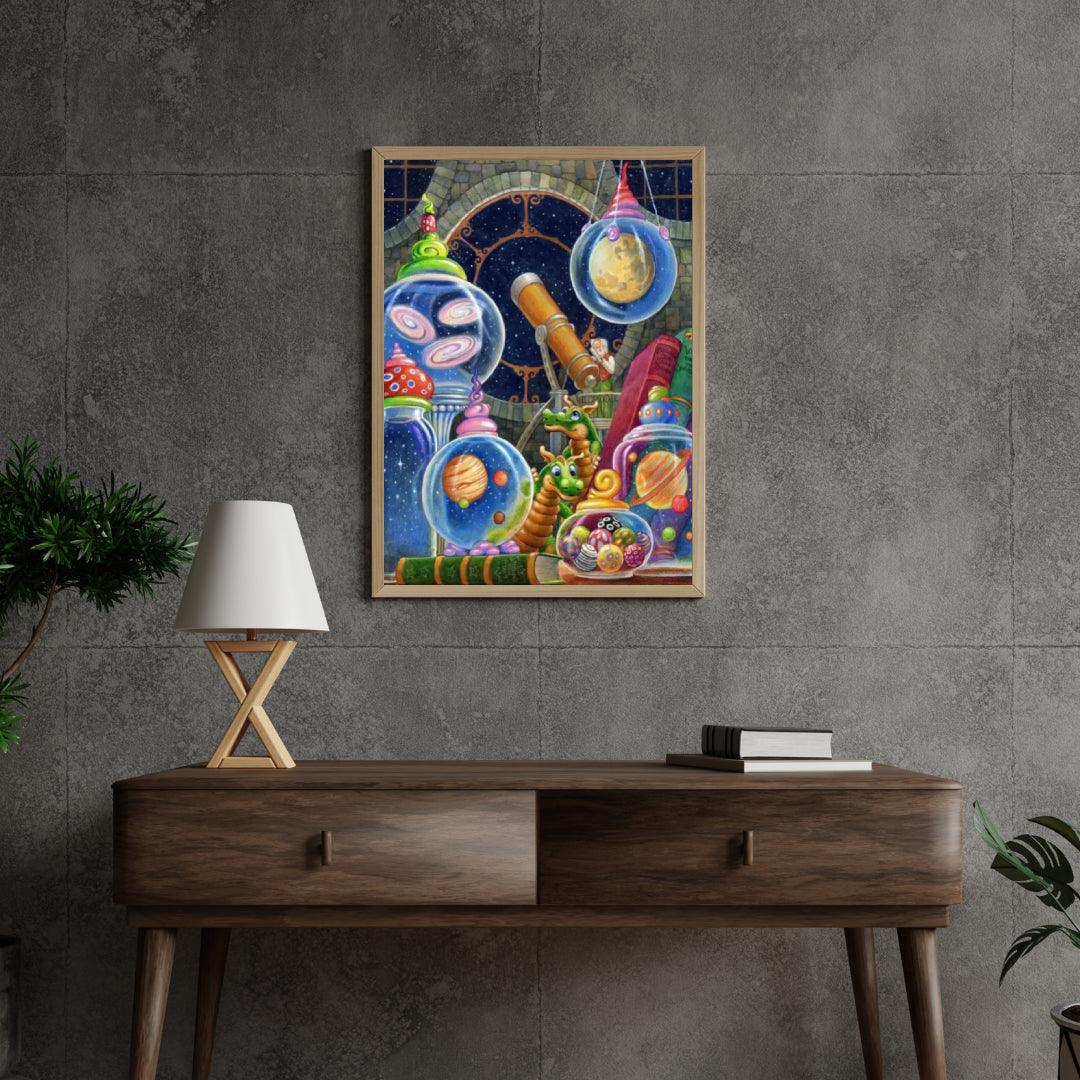 Diamond Painting - Wszechświat w słoiku
