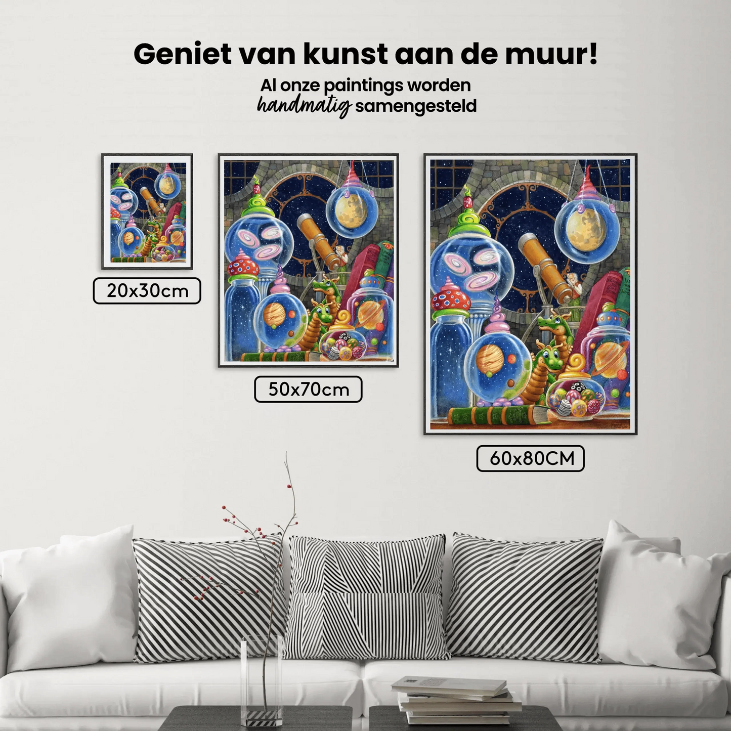 Diamond Painting - Wszechświat w słoiku