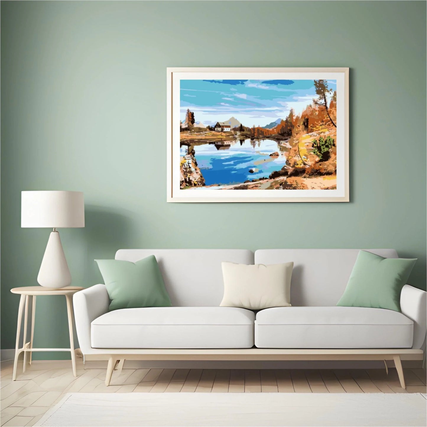 Diamond Painting - Domek nad jeziorem - SEOS Shop ®