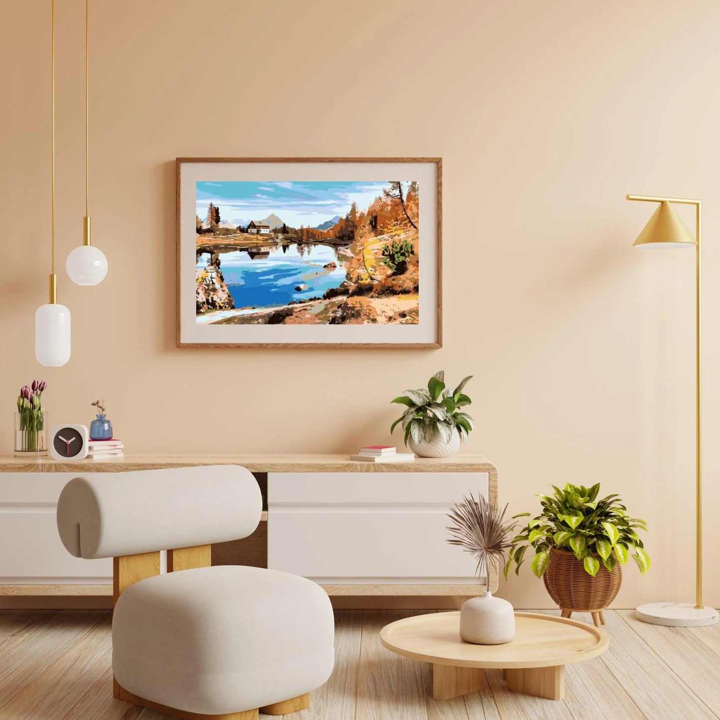 Diamond Painting - Domek nad jeziorem - SEOS Shop ®