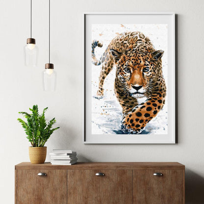 Diamond Painting - Jacht na lamparta - SEOS®