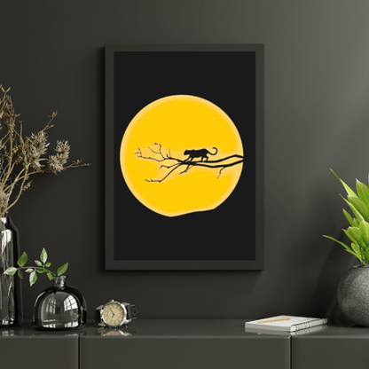 Diamond Painting - Jaguar pod pełnym księżycem - SEOS®