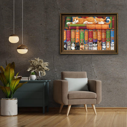 Diamond Painting - Drabinka dla kotów