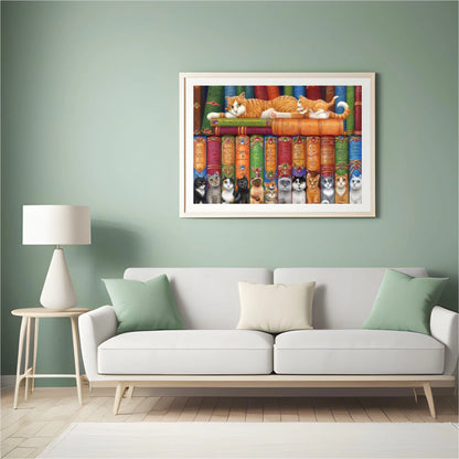Diamond Painting - Drabinka dla kotów