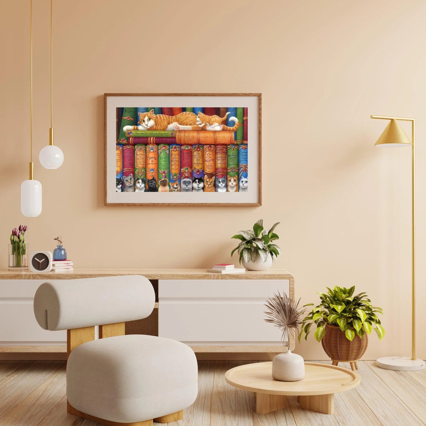 Diamond Painting - Drabinka dla kotów