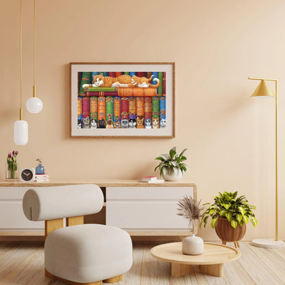 Diamond Painting - Drabinka dla kotów