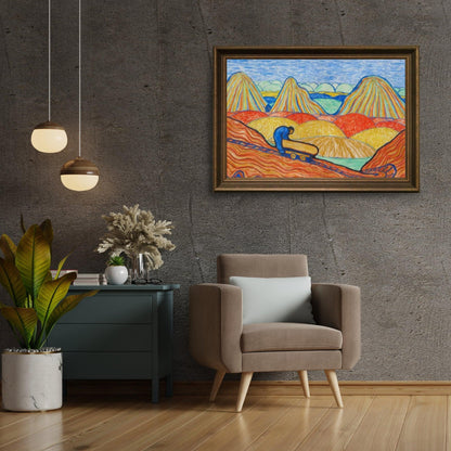 Diamond Painting - Pracownik z żółtą przyczepką - SEOS Shop ®