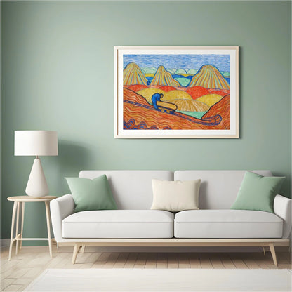 Diamond Painting - Pracownik z żółtą przyczepką - SEOS Shop ®