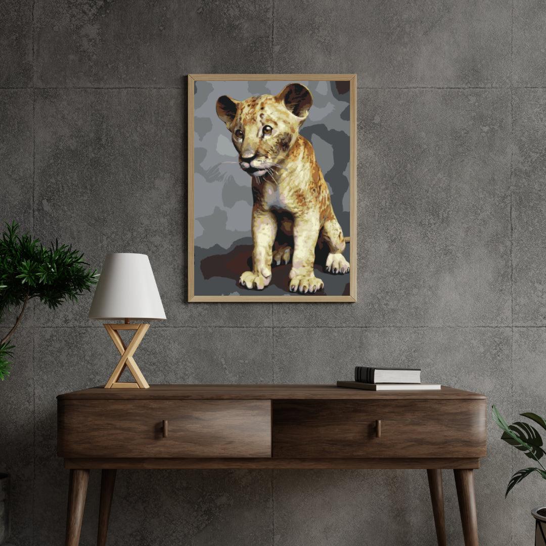 Diamond Painting - Mały Simba - SEOS®