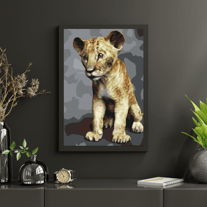 Diamond Painting - Mały Simba - SEOS®