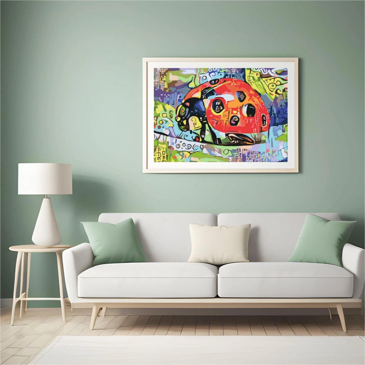 Diamond Painting - Kolorowa biedronka - SEOS®