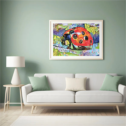 Diamond Painting - Kolorowa biedronka - SEOS®