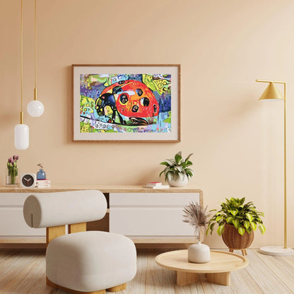 Diamond Painting - Kolorowa biedronka - SEOS®