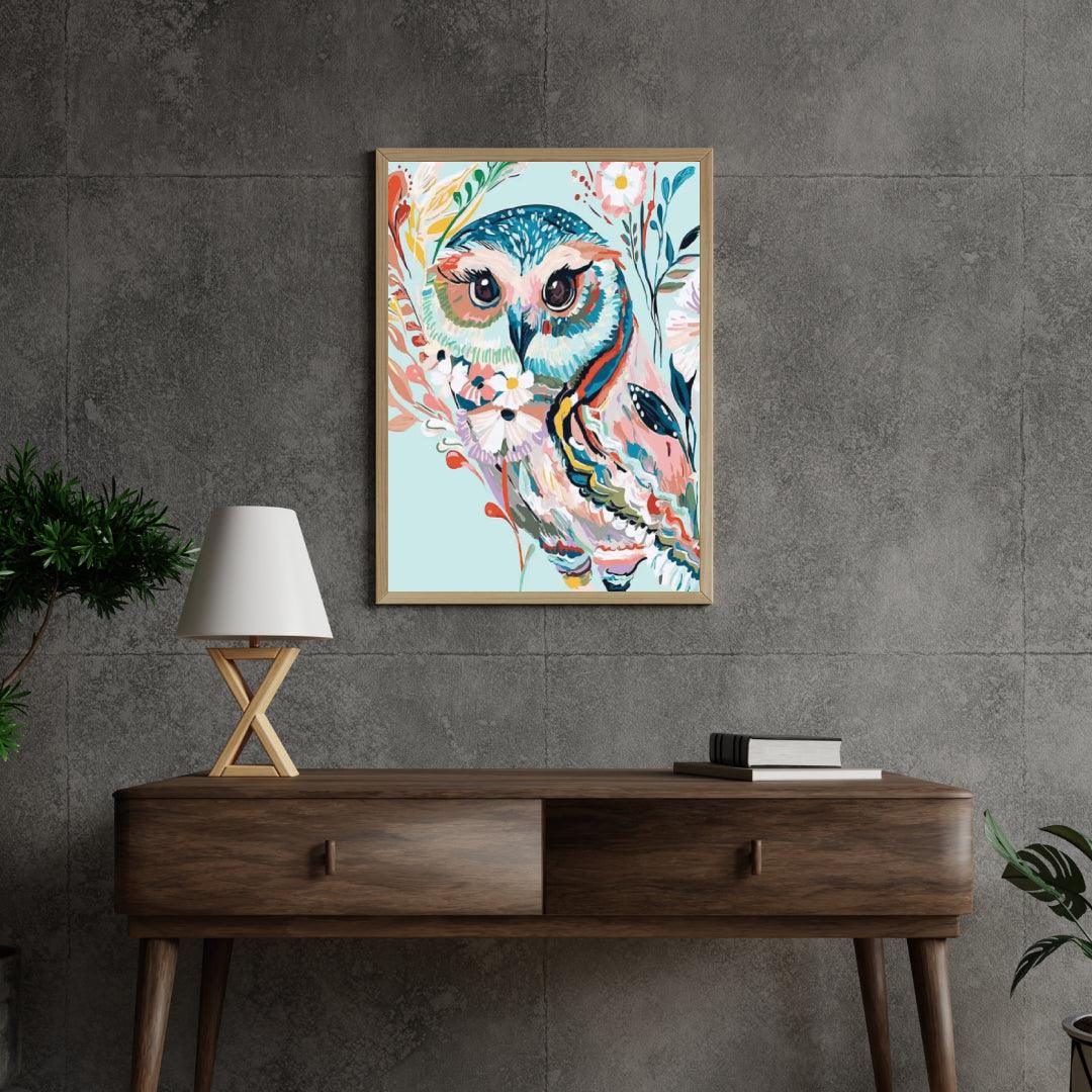 Diamond Painting - Kolorowa Sowa - SEOS®