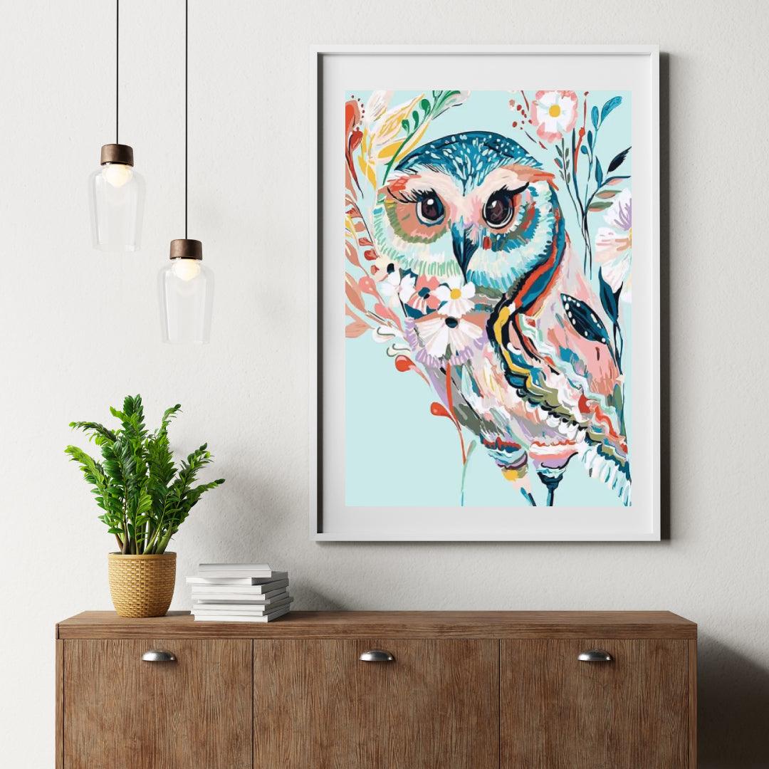 Diamond Painting - Kolorowa Sowa - SEOS®