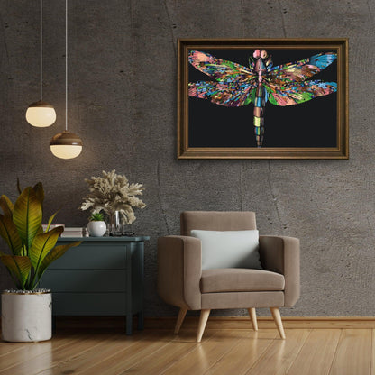 Diamond Painting - Kolorowy ważka - SEOS®