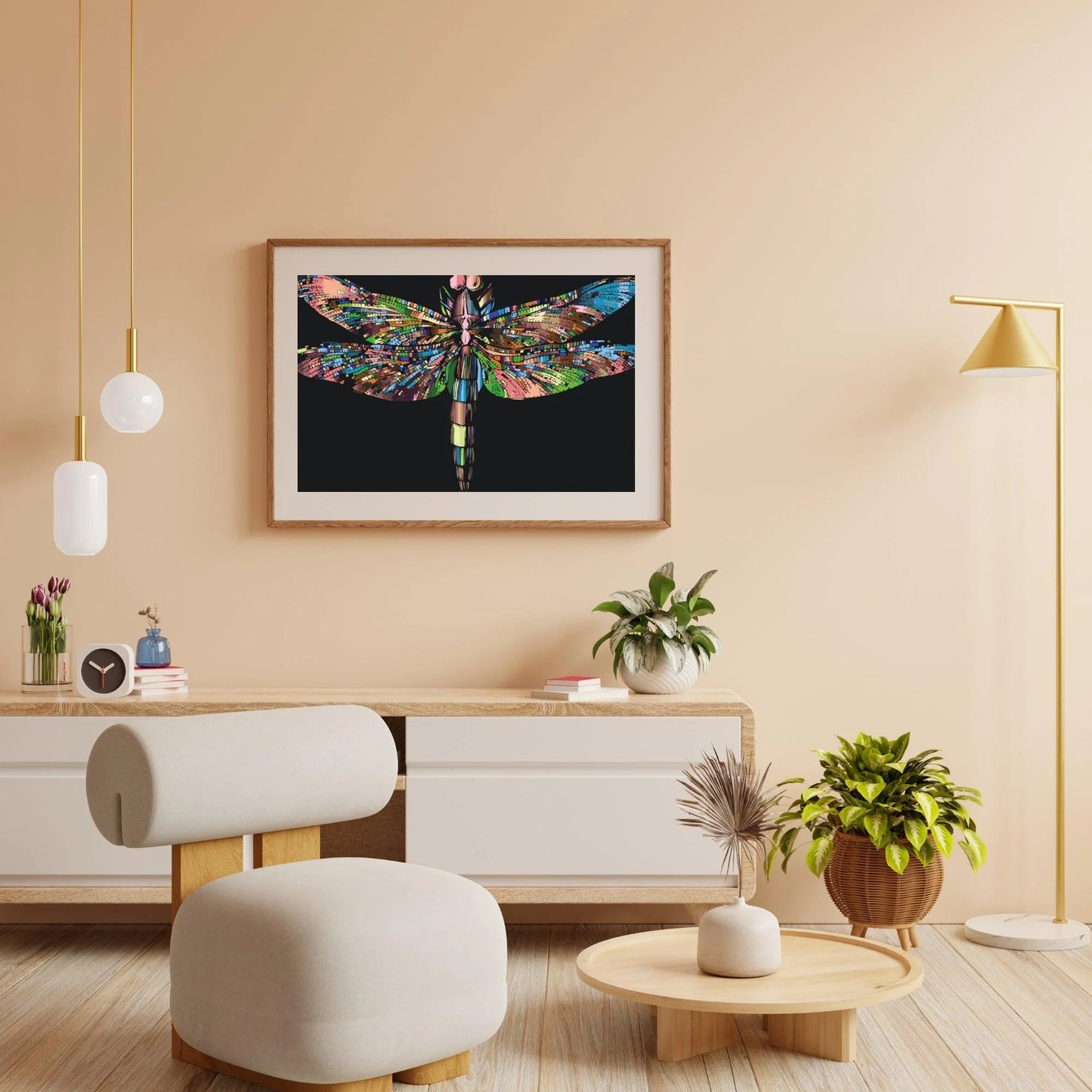Diamond Painting - Kolorowy ważka - SEOS®