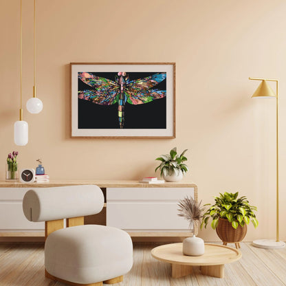 Diamond Painting - Kolorowy ważka - SEOS®