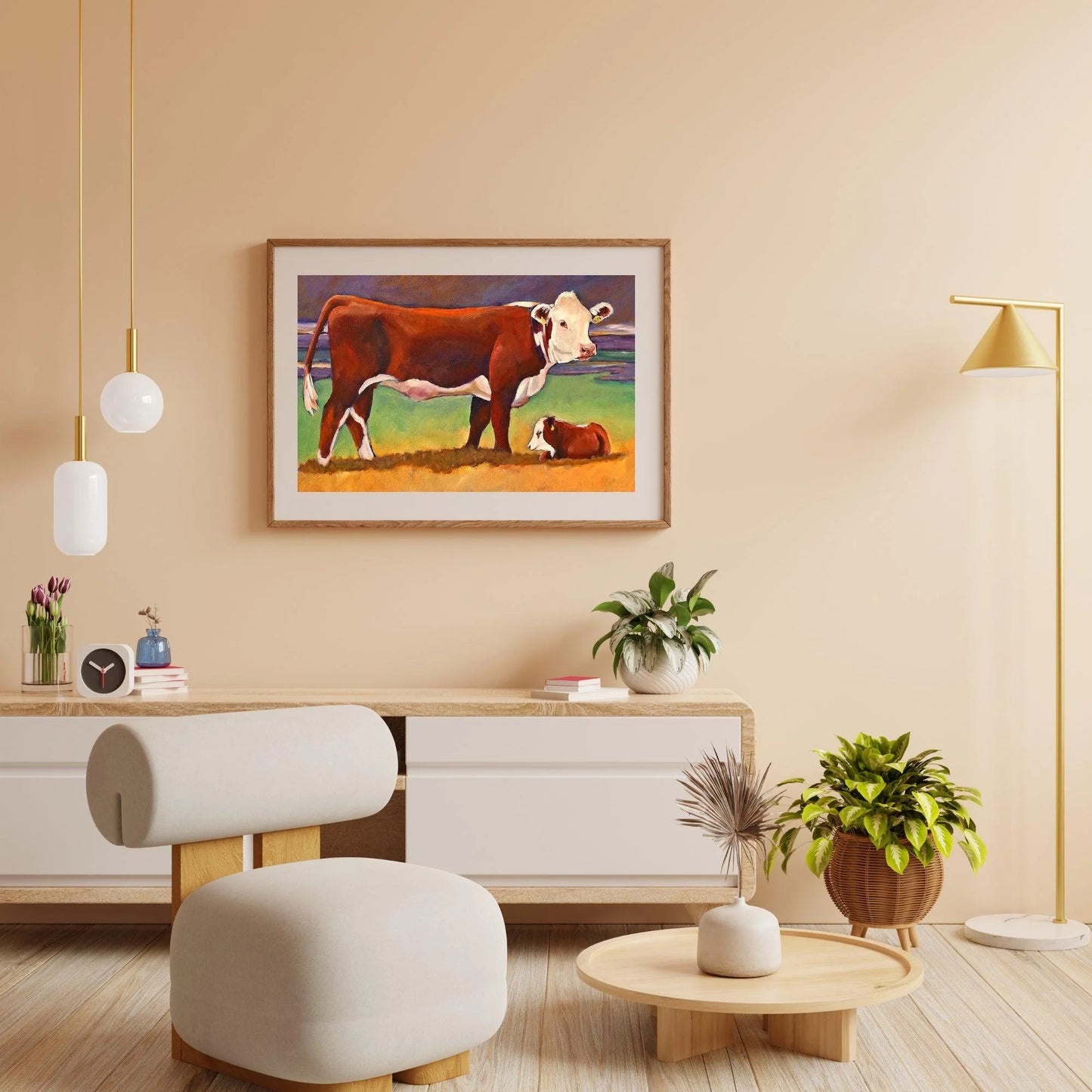 Diamond Painting - Krowa i cielak - SEOS Shop ®
