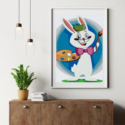 Diamond Painting - Królik Malarz - SEOS®