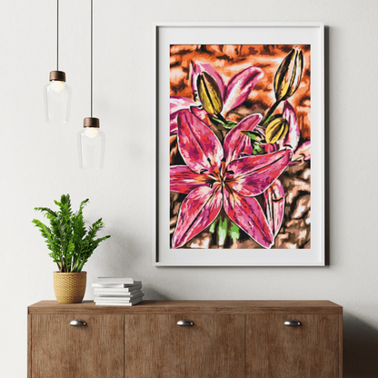 Diamond Painting - Kwiat Lilii - SEOS Shop ®