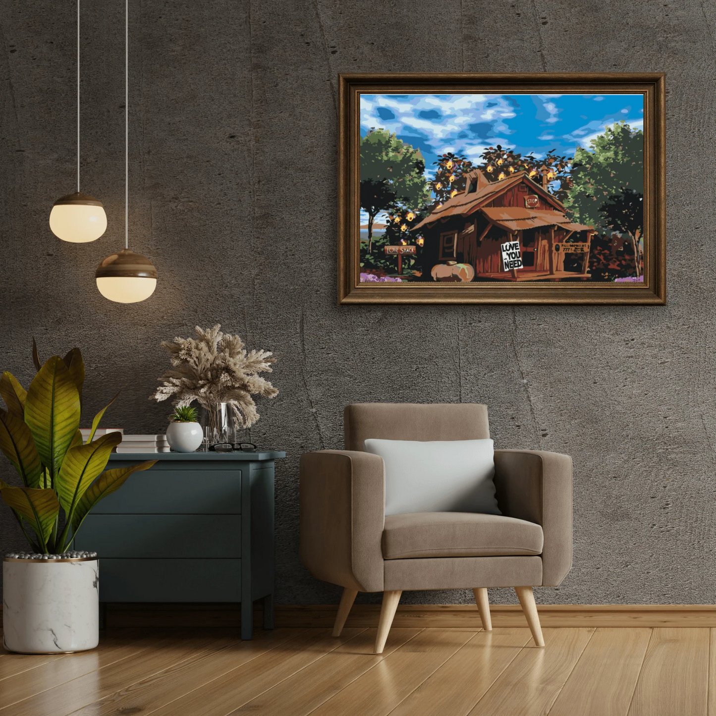 Diamond Painting - Chatka miłości 2 - SEOS Shop ®