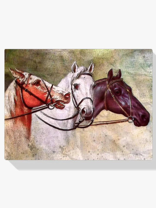 Diamond Painting Majestatyczne trzy konie