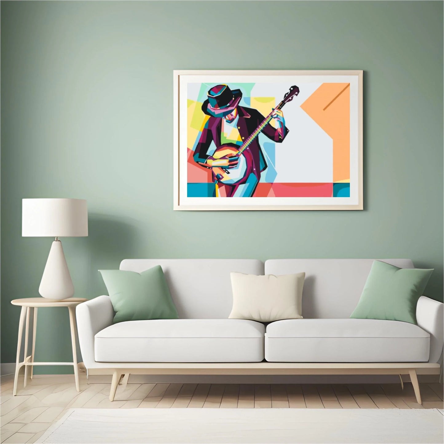 Diamond Painting - Mężczyzna gra na banjo - SEOS Shop ®