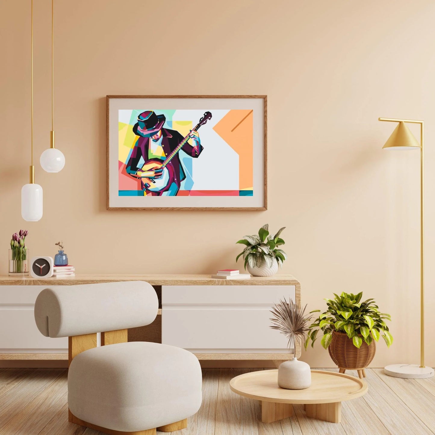Diamond Painting - Mężczyzna gra na banjo - SEOS Shop ®