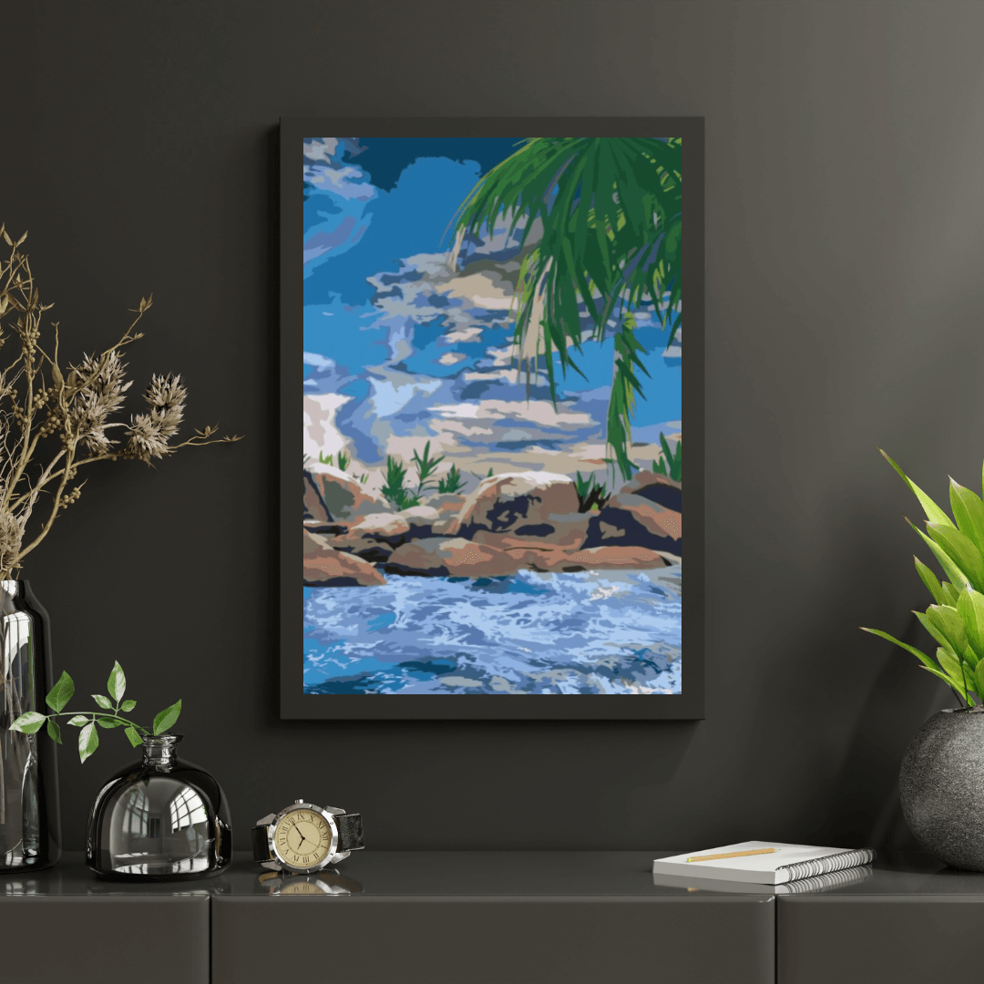 Diamond Painting - Ocean i palma - SEOS Shop ®