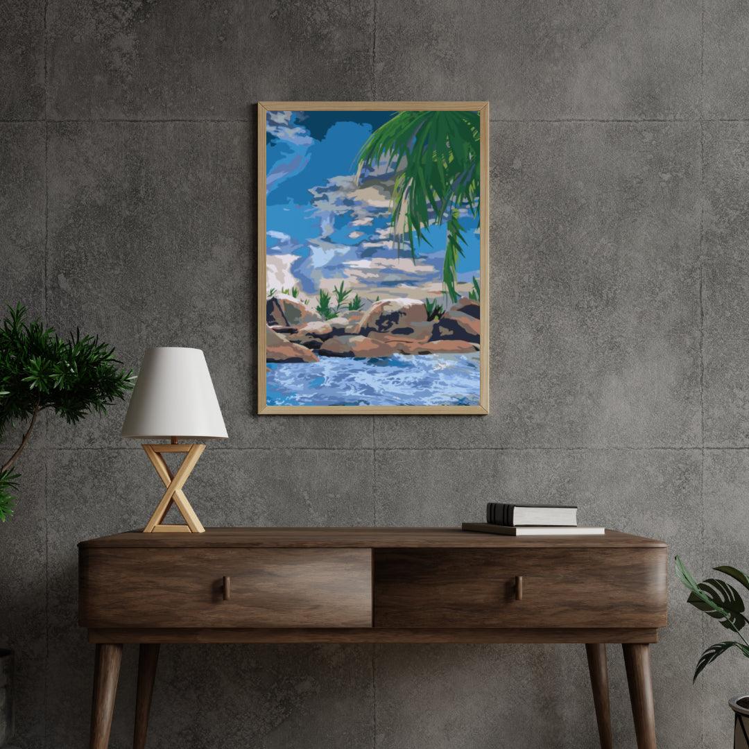 Diamond Painting - Ocean i palma - SEOS Shop ®