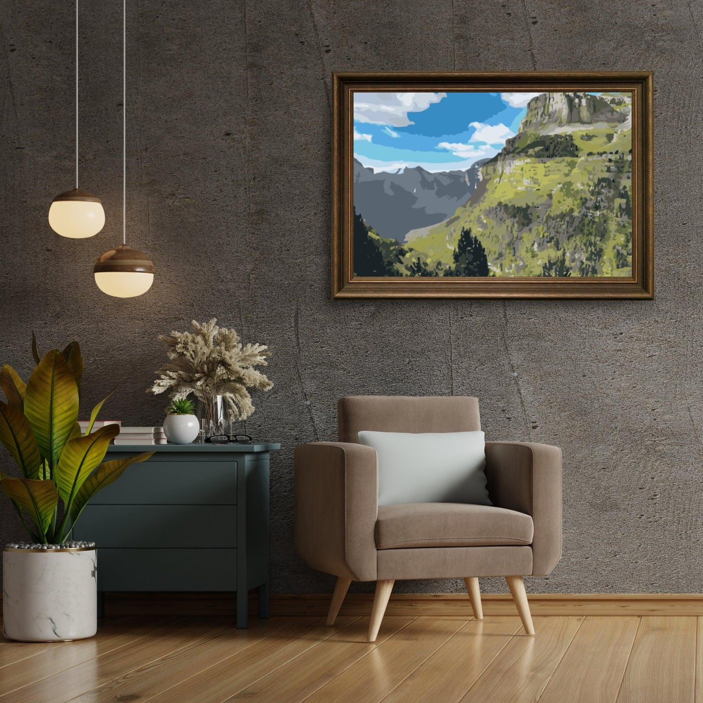 Diamond Painting - Kanion Ordesa, Hiszpania 2 - SEOS Shop ®