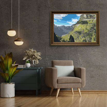 Diamond Painting - Kanion Ordesa, Hiszpania 2 - SEOS Shop ®