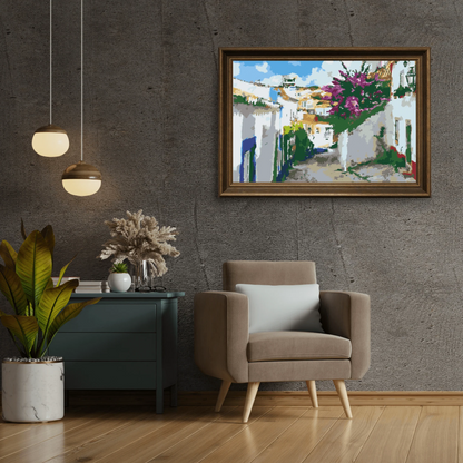 Diamond Painting - Stara ulica miejska - SEOS Shop ®