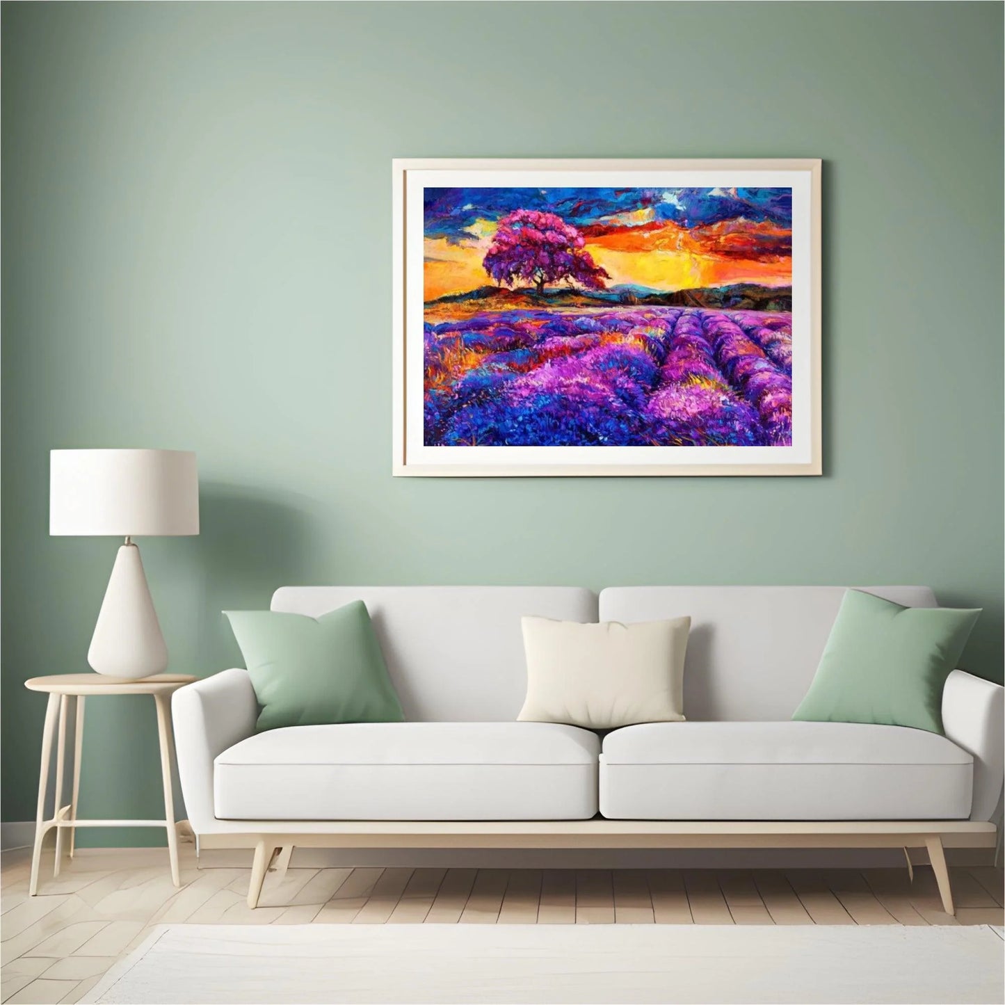 Diamond Painting - Fioletowy Zachód Słońca - SEOS Shop ®