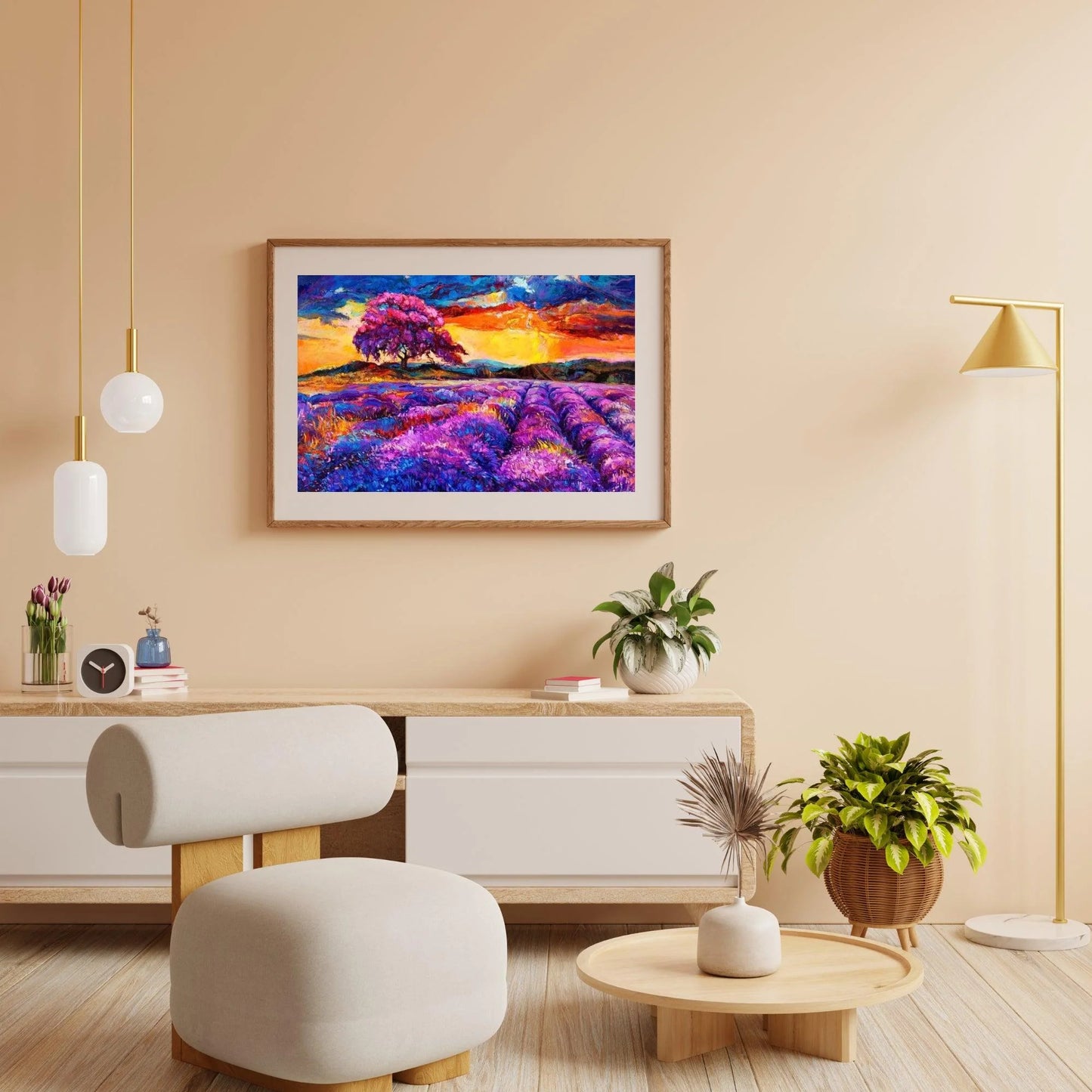 Diamond Painting - Fioletowy Zachód Słońca - SEOS Shop ®