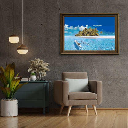 Diamond Painting - Piękna wyspa - SEOS Shop ®
