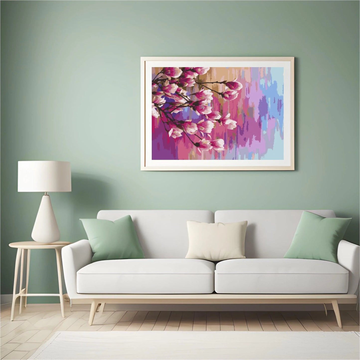 Diamond Painting - Tęczowa Magnolia - SEOS Shop ®