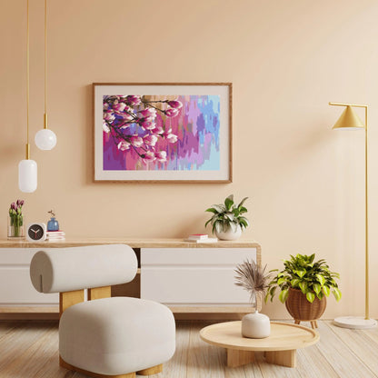 Diamond Painting - Tęczowa Magnolia - SEOS Shop ®