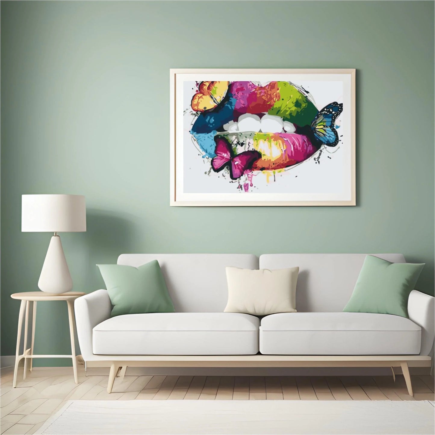 Diamond Painting - Tęczowe usta - SEOS Shop ®