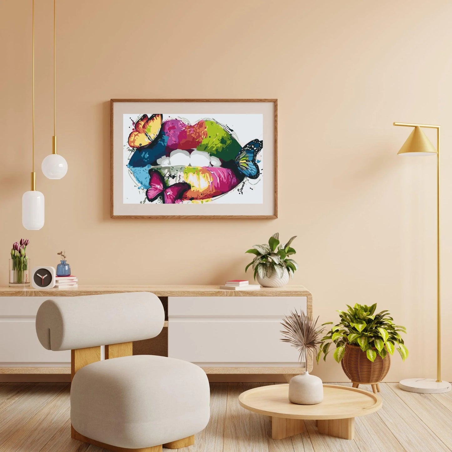 Diamond Painting - Tęczowe usta - SEOS Shop ®