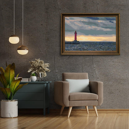 Diamond Painting - Czerwony znak - SEOS Shop ®