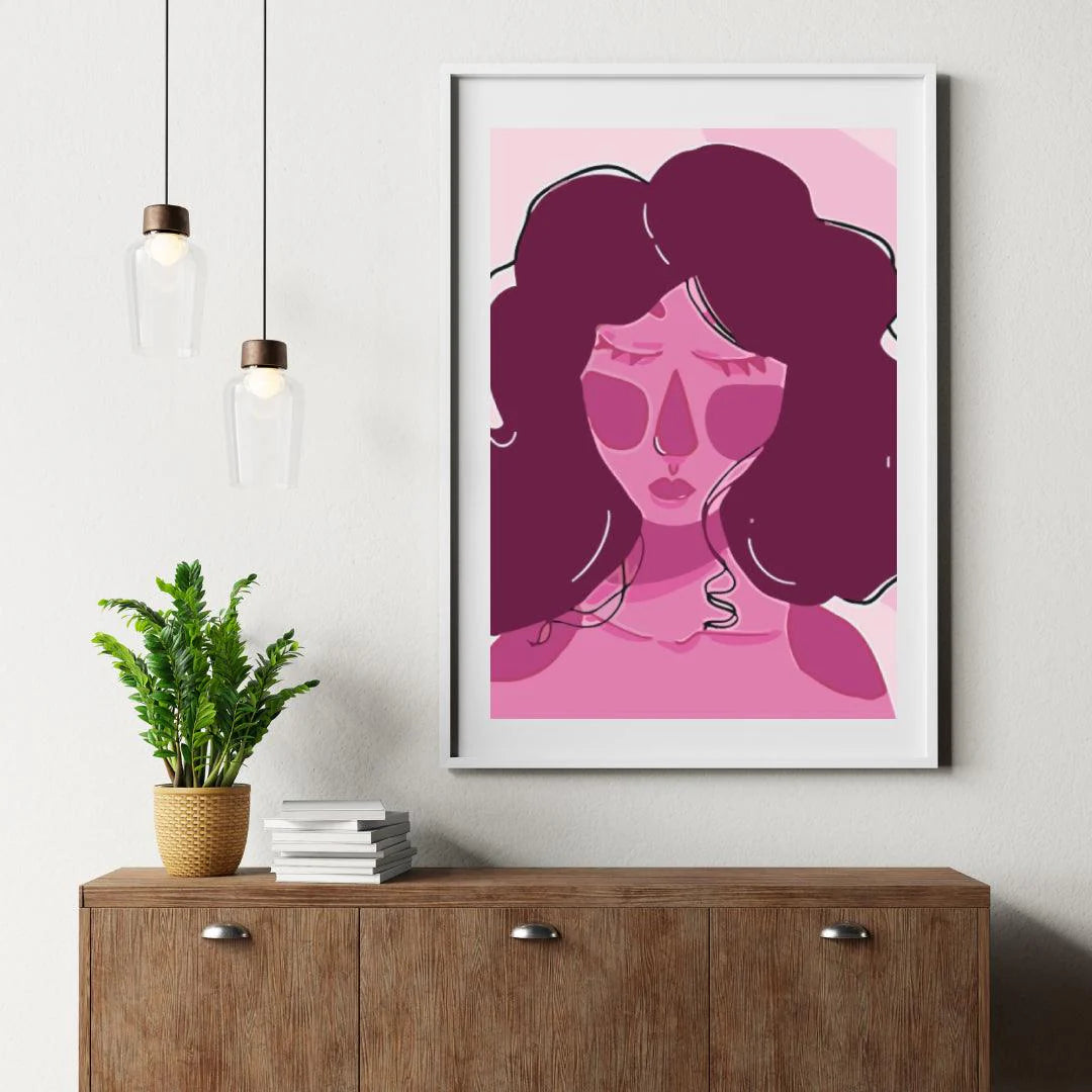 Diamond Painting - Różowa dama - SEOS Shop ®