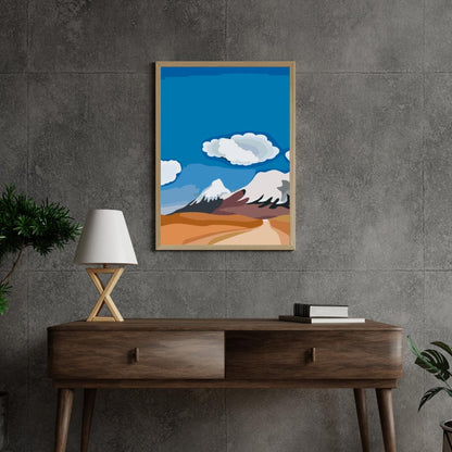 Diamond Painting - Szkic gór - SEOS Shop ®