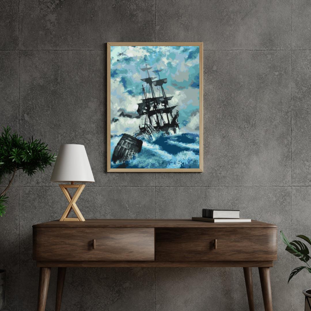 Diamond Painting - Statek w burzy 3 - SEOS Shop ®